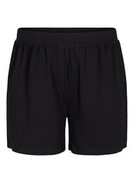 Løse shorts i en bomullsmiks, Black