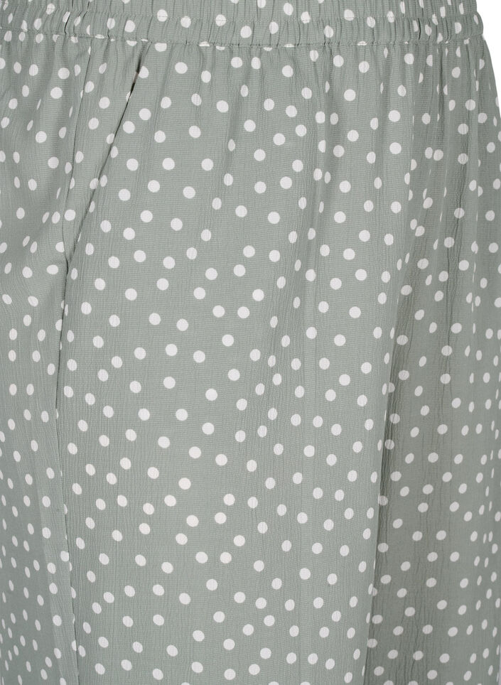 FLASH - Bukse med trykk og lommer, Iceberg Green Dot, Packshot image number 2