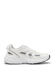 Wide fit sneakers, White