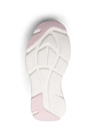 Zizzi Wide fit - Komfortable sneakers med støtabsorberende såle, Beige, Packshot image number 3