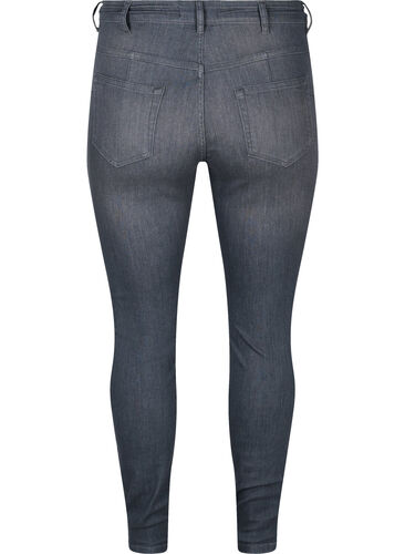 Amy jeans med høyt liv og push up-effekt, Grey Denim, Packshot image number 1