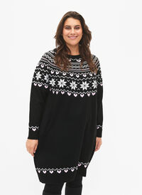 Strikket julekjole, Black Comb, Model