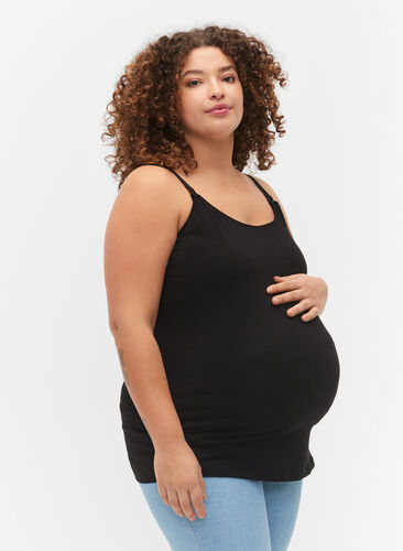 Topp til gravide med ammefunksjon, Black, Model image number 0