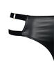 Coated g-streng med string, Black, Packshot image number 3