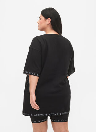 Lang genser med 1/2-ermer, Black, Model image number 1