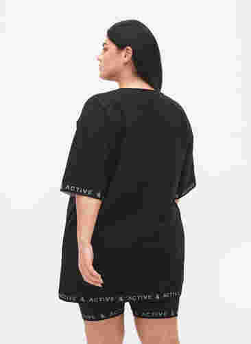 Lang genser med 1/2-ermer, Black, Model image number 1