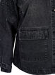 Denimjakke med rhinesteiner og store frontlommer, Grå, Packshot image number 3