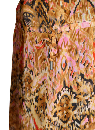 Kort kjole med V-hals og mønster, Colorful Ethnic, Packshot image number 3