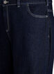 Wide fit jeans med brede oppbrett og kontrasts&oslash;m, Bl&aring;, Packshot image number 2