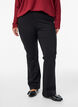 Bootcut-bukse i viskoseblanding, Svart, Model image number 2