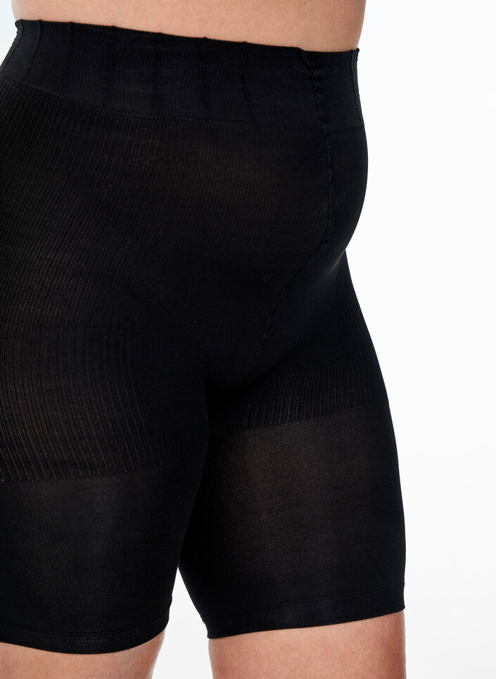 2-pakning push-up shorts i 60 denier med shaping-effekt, Svart, Packshot image number 2