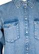 Denimskjorte med brystlommer, Blå, Packshot image number 2
