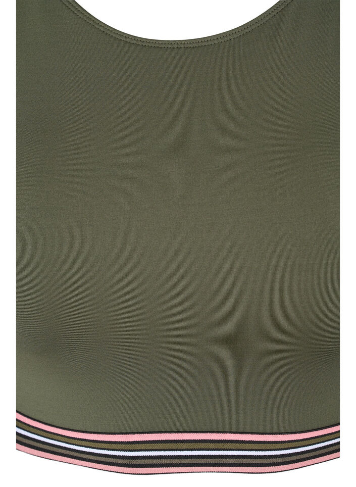 Myk BH med justerbare stropper, Grønn, Packshot image number 2