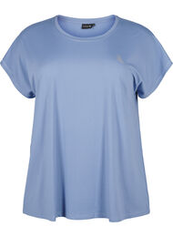 Ensfarget trenings-T-skjorte, Colony Blue