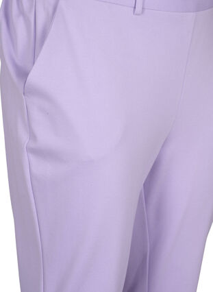 Cropped bukser med lommer, Purple Rose, Packshot image number 2