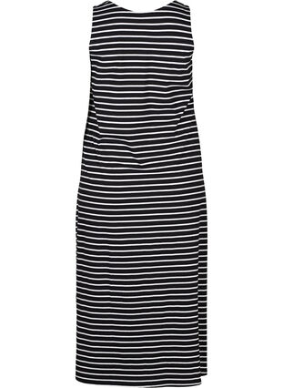 Kjole, Black W. white stripe, Packshot image number 1