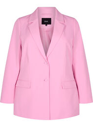 Klassisk blazer med knappelukking, Begonia Pink