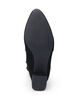 Wide fit - Semsket ankelstøvler med hæl, Black, Packshot image number 5
