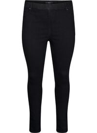 Jeggings med høy midje, Svart Jeggings med høy midje