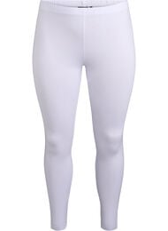 Basis leggings i viskose, Hvit