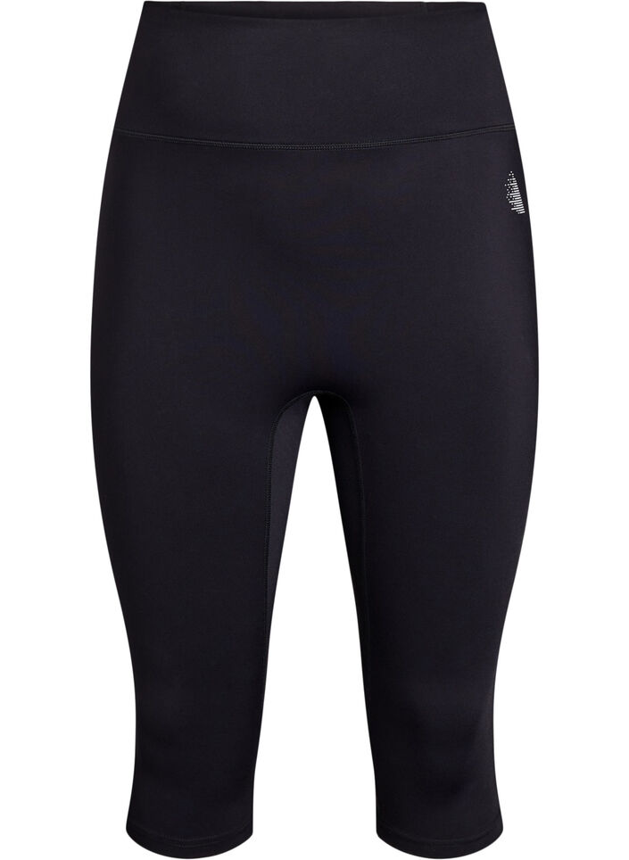 CORE, Squatsikre 3/4 treningsleggings med lomme, Black, Packshot