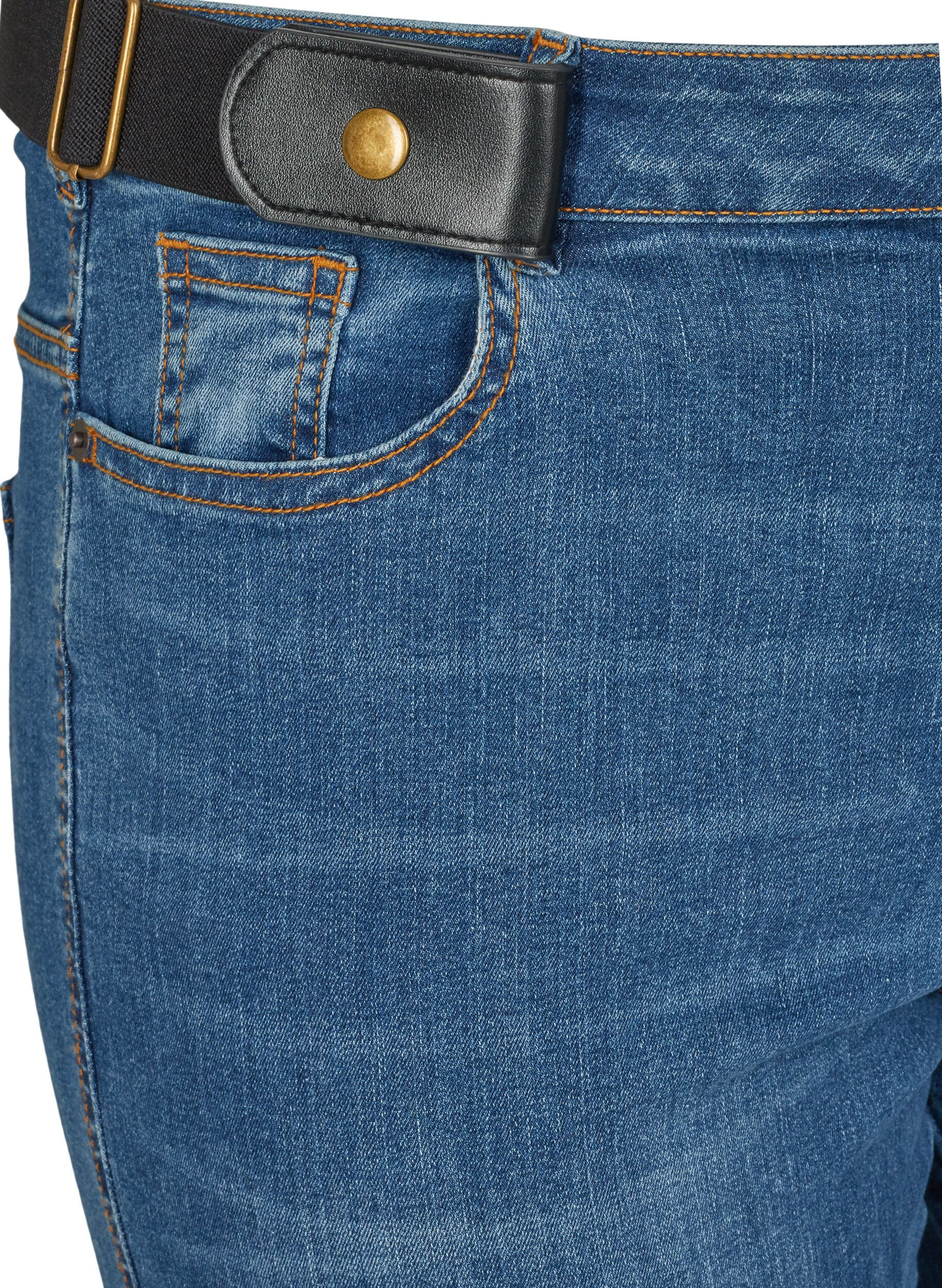 Zizzi Elastisk belte, Svart, Packshot image number 2