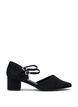 Wide fit - Pumps med doble stropper, Svart, Packshot image number 0