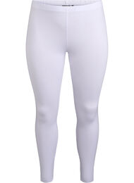 Basis leggings i viskose, Hvit