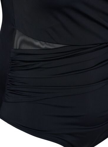 Badedrakt med wrap, Black, Packshot image number 3