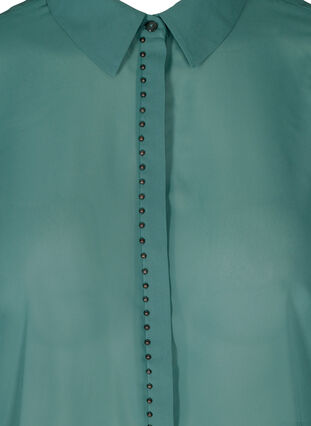langermet skjorte med nagler, Sea Pine, Packshot image number 2