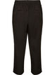 Dressbukse med h&oslash;y midje og straight fit, Svart, Packshot image number 1