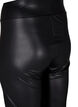 Shiny tettsittende shorts med høyt liv, Black, Packshot image number 3