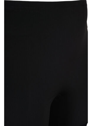 Light shapewear shorts med blondekant, Black, Packshot image number 2