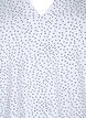 T-skjorte i bomull med striper og v-hals, B.White/Black Dot, Packshot image number 2