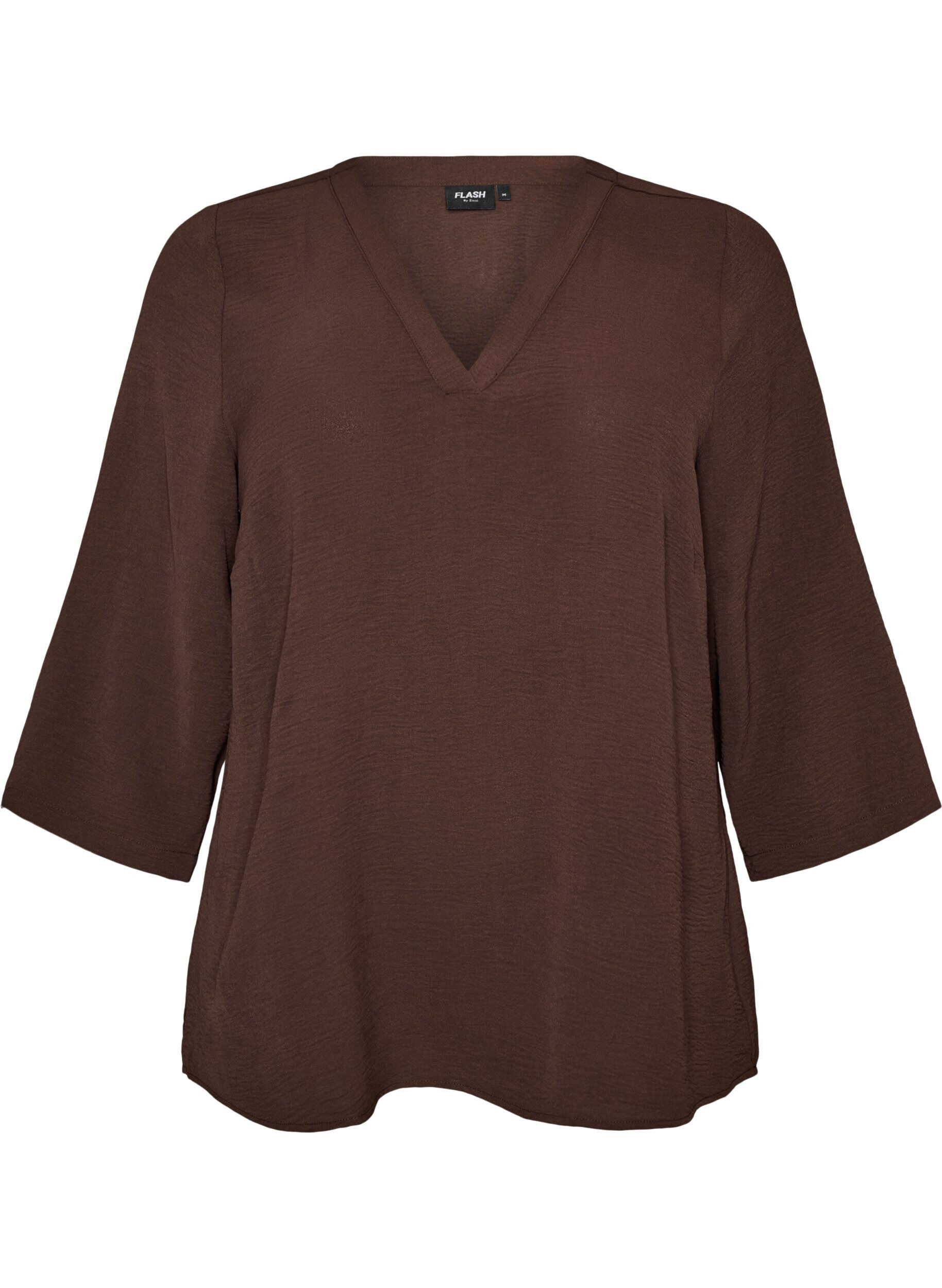 FLASH - Bluse med 3/4 ermer