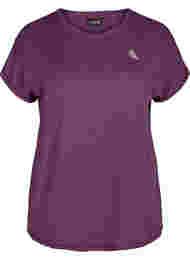 Ensfarget t-skjorte til trening, Blackberry Wine