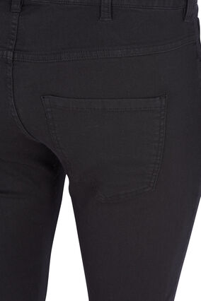 Super slim Amy jeans med høyt liv, Black, Packshot image number 2