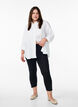 3/4-leggings med knapper, Svart, Model image number 1