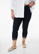 Basis 3/4-leggings med blondekant, Svart, Model image number 0