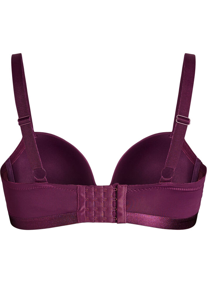 Formstøpt bh med mesh, Lilla, Packshot image number 1