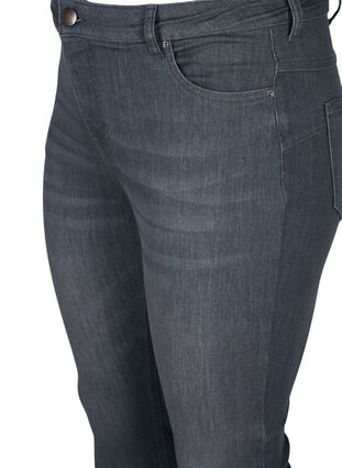 Amy jeans med høyt liv og push up-effekt, Grey Denim, Packshot image number 2