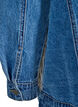 Denimskjorte med leopardmønstrede detaljer, Blå, Packshot image number 3
