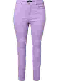 Amy jeans med høyt liv og utrolig slim fit, Lavender