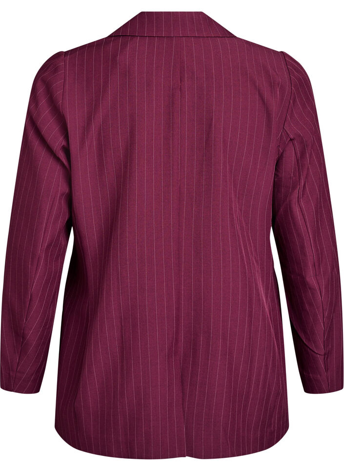 Blazer med lommer og splitter, R&oslash;d, Packshot image number 1