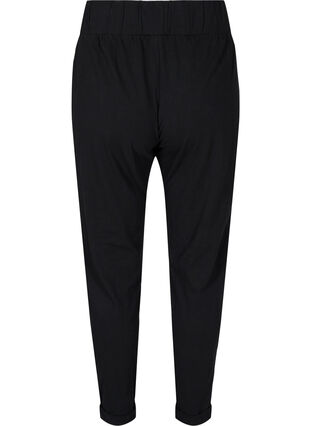 Zizzi Bomullsbukser, Black, Packshot image number 1