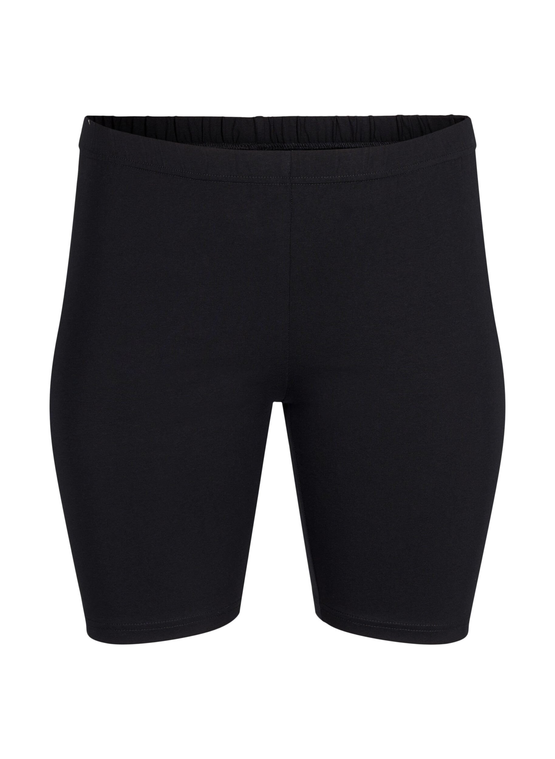 Zizzi FLASH - 2-pakk legging-shorts, Svart, Packshot image number 2