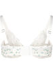 Balconette-BH i mesh med tusenfryd broderi, Hvit, Packshot image number 1