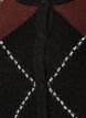 Cardigan med argyle-m&oslash;nster, Svart, Packshot image number 2