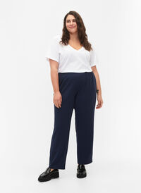 FLASH - Bukser med straight fit, Navy Blazer, Model