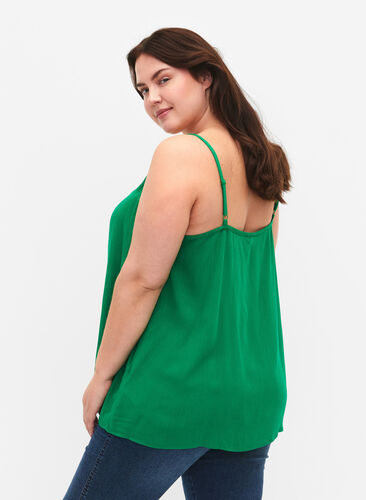 Topp i viskose med stropper, Jolly Green, Model image number 1